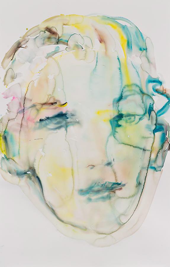 Untitled, by Kim McCarty, 2015, Watercolor on paper