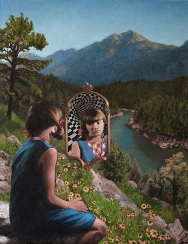 Looking Glass, by J. Adam McGalliard, 2020, oil on canvas