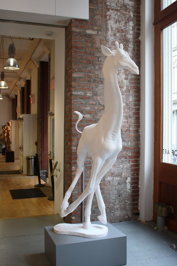 Giraffe, by Blaise McGettigan, 2013, resin