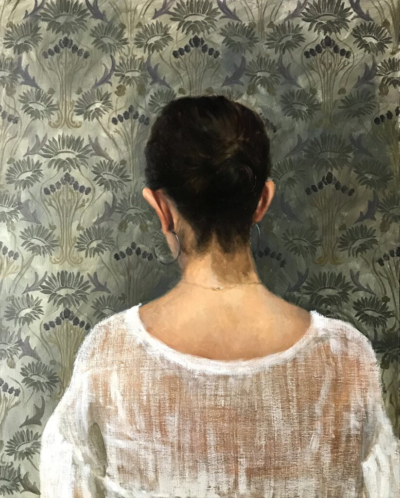 Sunflowers Are Foolish, Blackberries Are Sorrow, by Heather V. McLeod, 2020, oil on canvas
