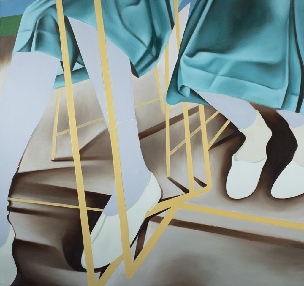 by Kathryn Mecca, 2017, oil on canvas