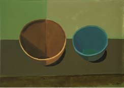 Two Bowls, by Mehdi Seifi, 2006, acrylic on canvas