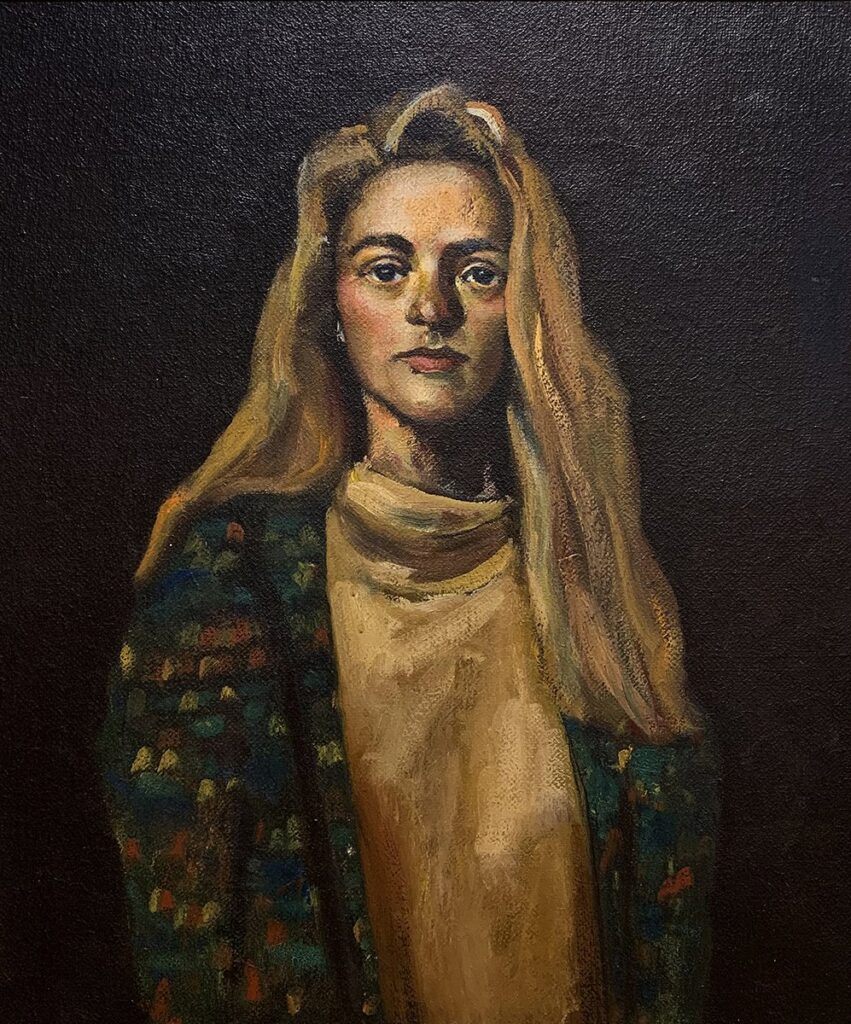Victoria, by John Mellencamp, 1991, oil on canvas