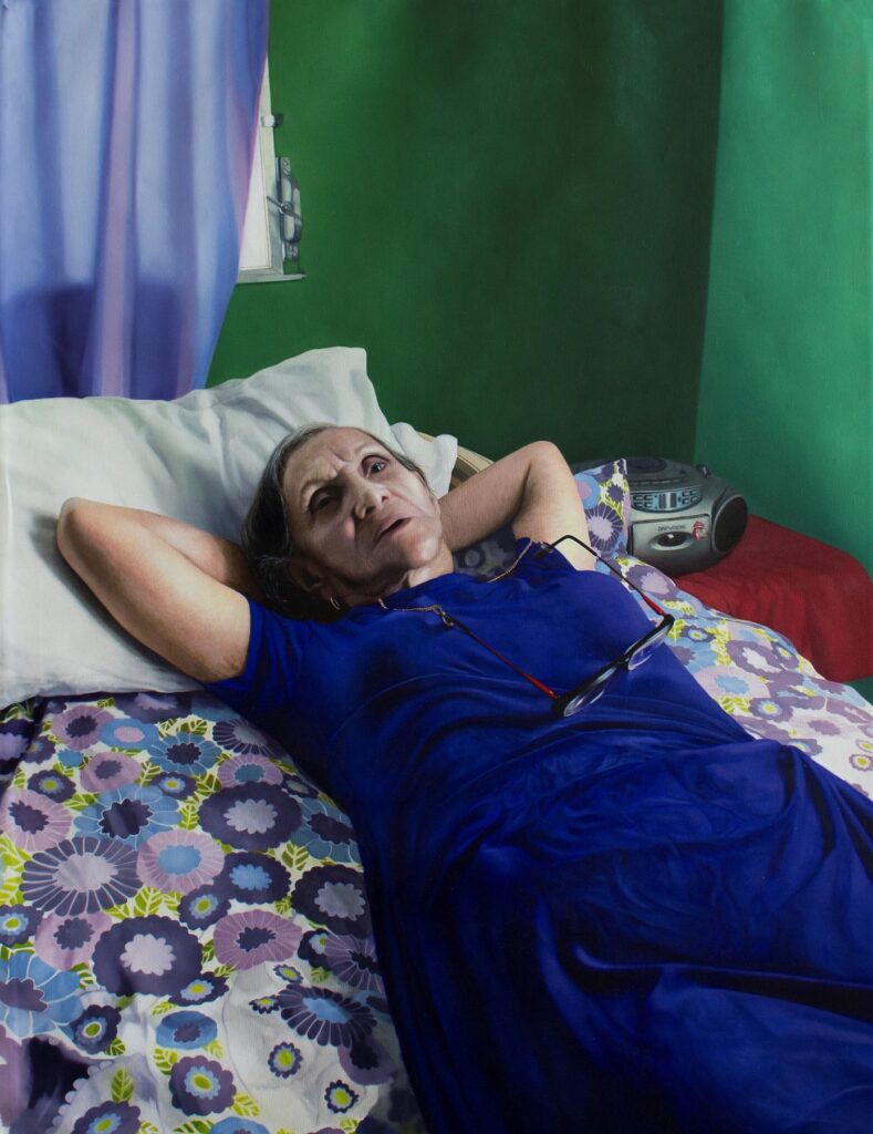 I Want You to Remember Me, by Luisiana Mera, 2018, oil on canvas