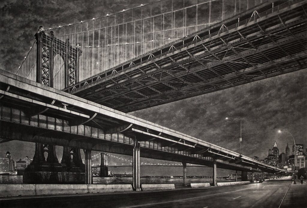 Crossing, by Frederick Mershimer, 1998