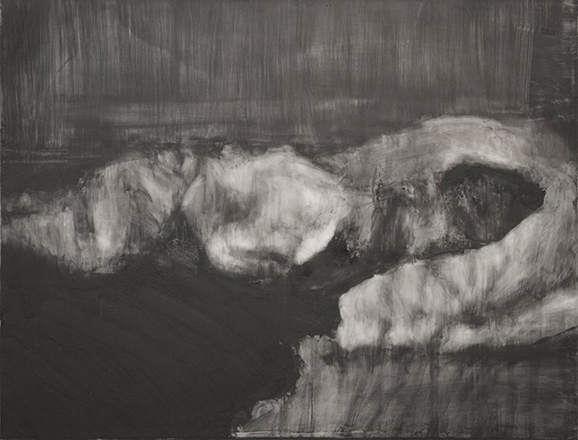 Sleep, by Matt Meserve, 2021, graphite on Yupo paper mounted on panel