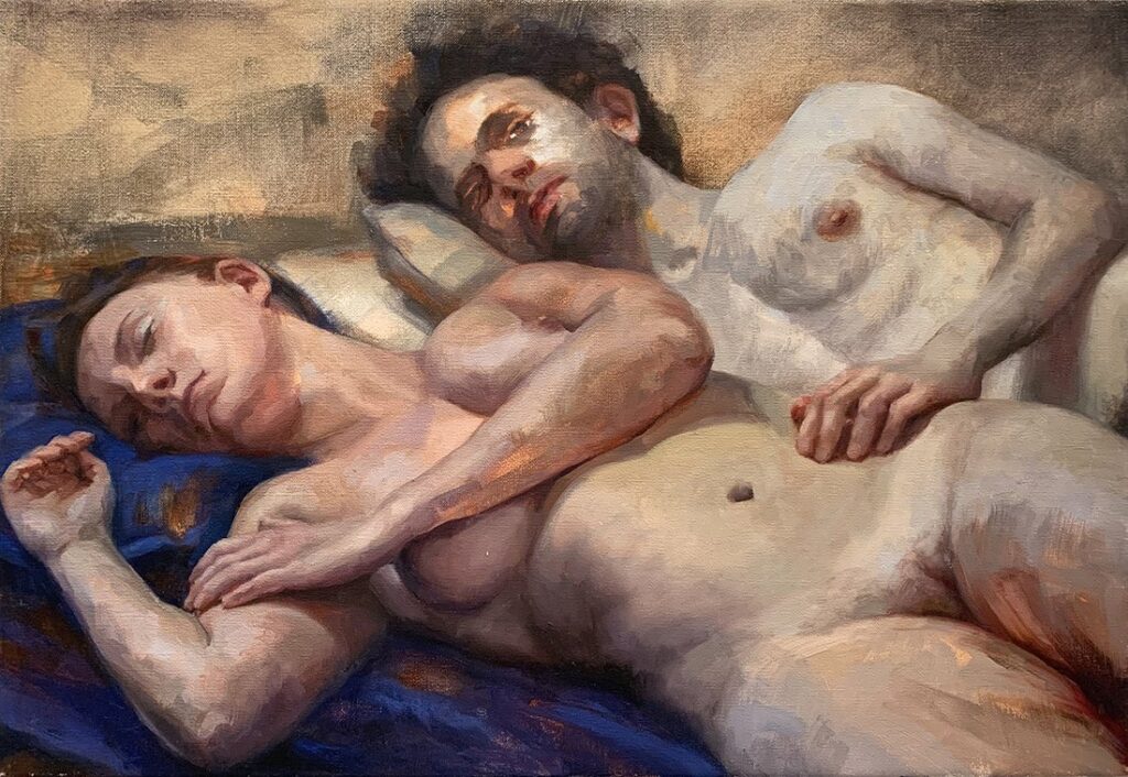 Awakening, by Elise Mills, 2019, oil on linen