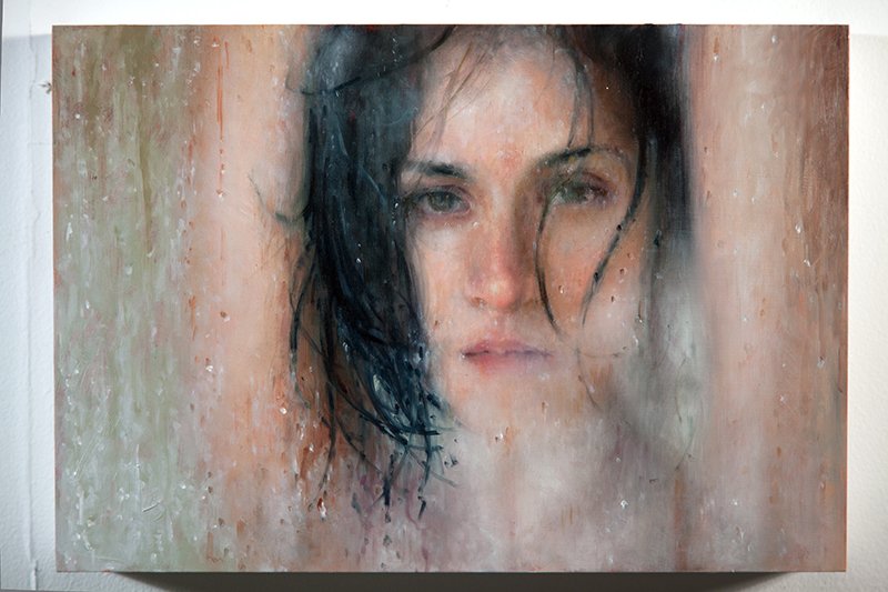 Emptying, by Alyssa Monks, 2011, Oil on panel
