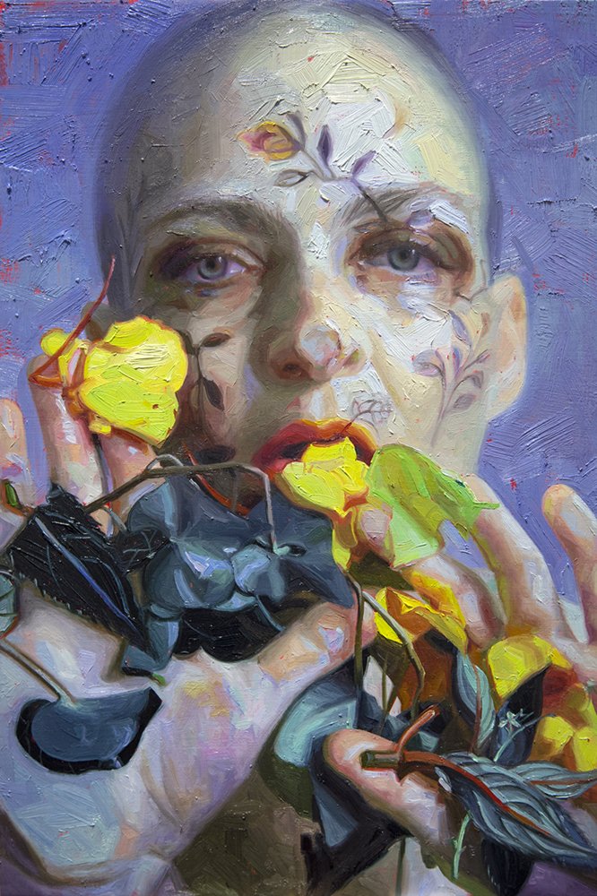 Stay Open, by Alyssa Monks, 2020, oil on panel
