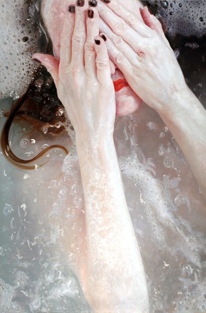 Tell, by Alyssa Monks, 2001, Oil on panel