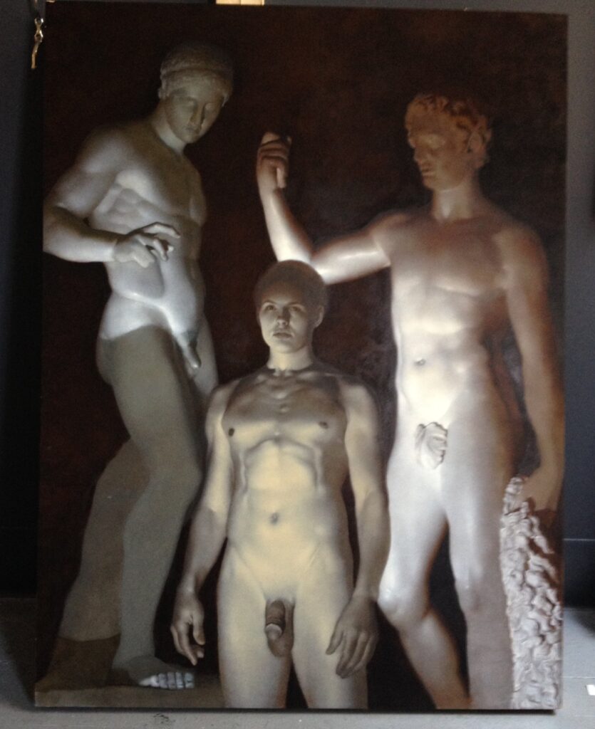 Untitled, by Richard Morris, 2014, Oil on panel
