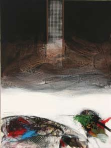 Gravity, by Morteza Darehbaghi, 2006, acrylic on canvas