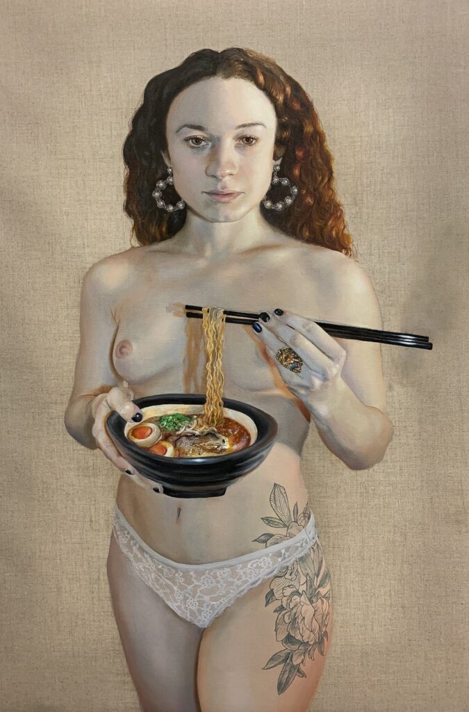 Alli, by Hannah Murray, 2020, oil on linen