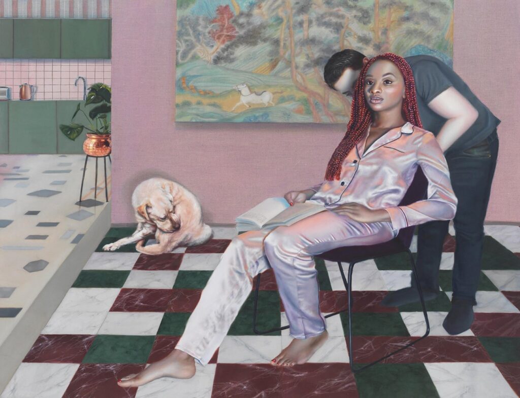 I Have a Feeling We're Not in Kansas Anymore, by Hannah Murray, 2022, oil on linen