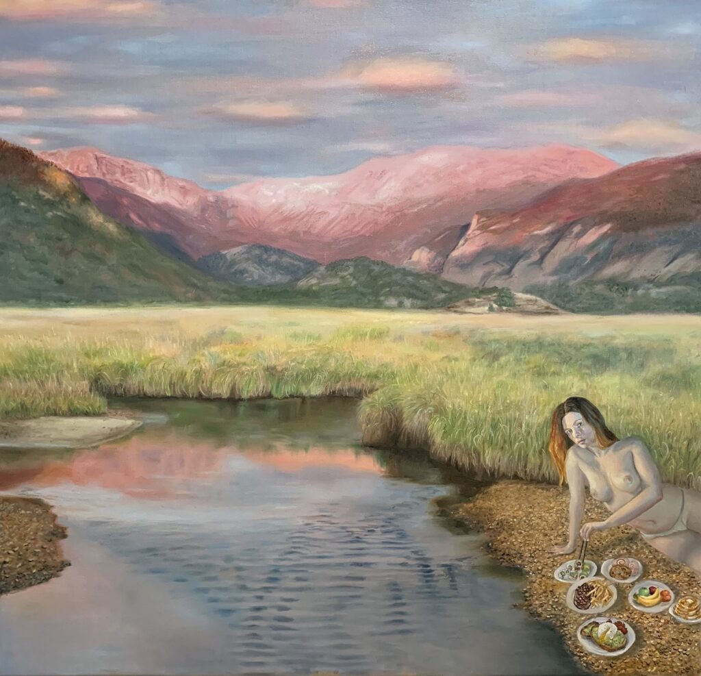 The Sweet Spot, by Hannah Murray, 2020, oil on linen