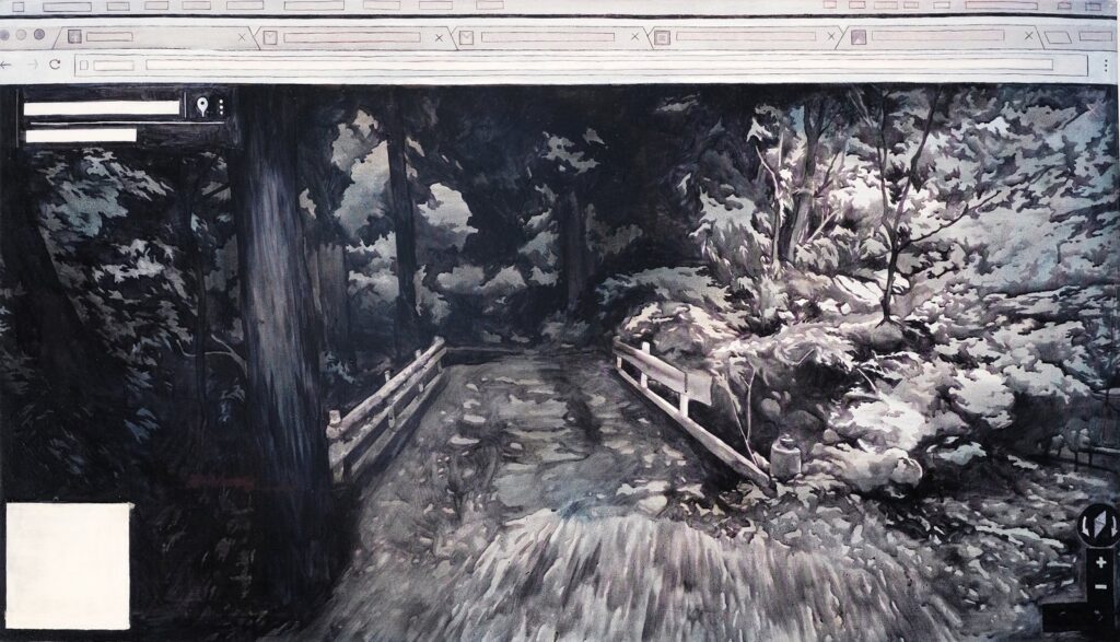 Untitled, by Naomi Nakazato, 2017, Oil on canvas
