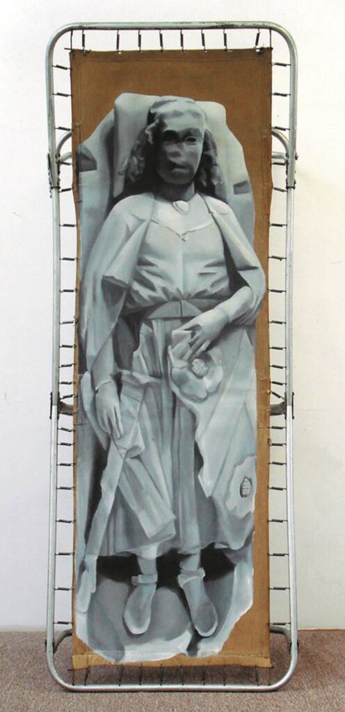 From the Installation "Camping", by Irina Nakhova, 1990, acrylic and oil on canvas