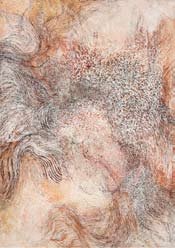 Bird in Flight, by Nargess Hashemi, 2007, mixed media