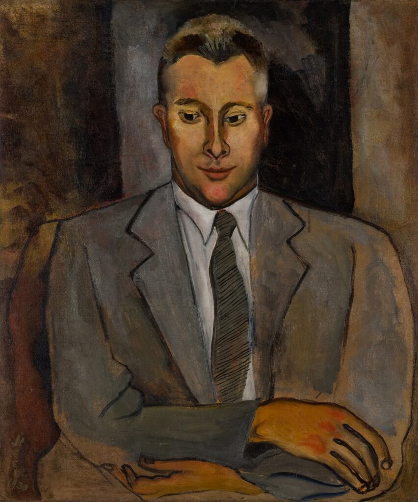 Portrait of Ben Medary, by Alice Neel, 1930, Oil on canvas