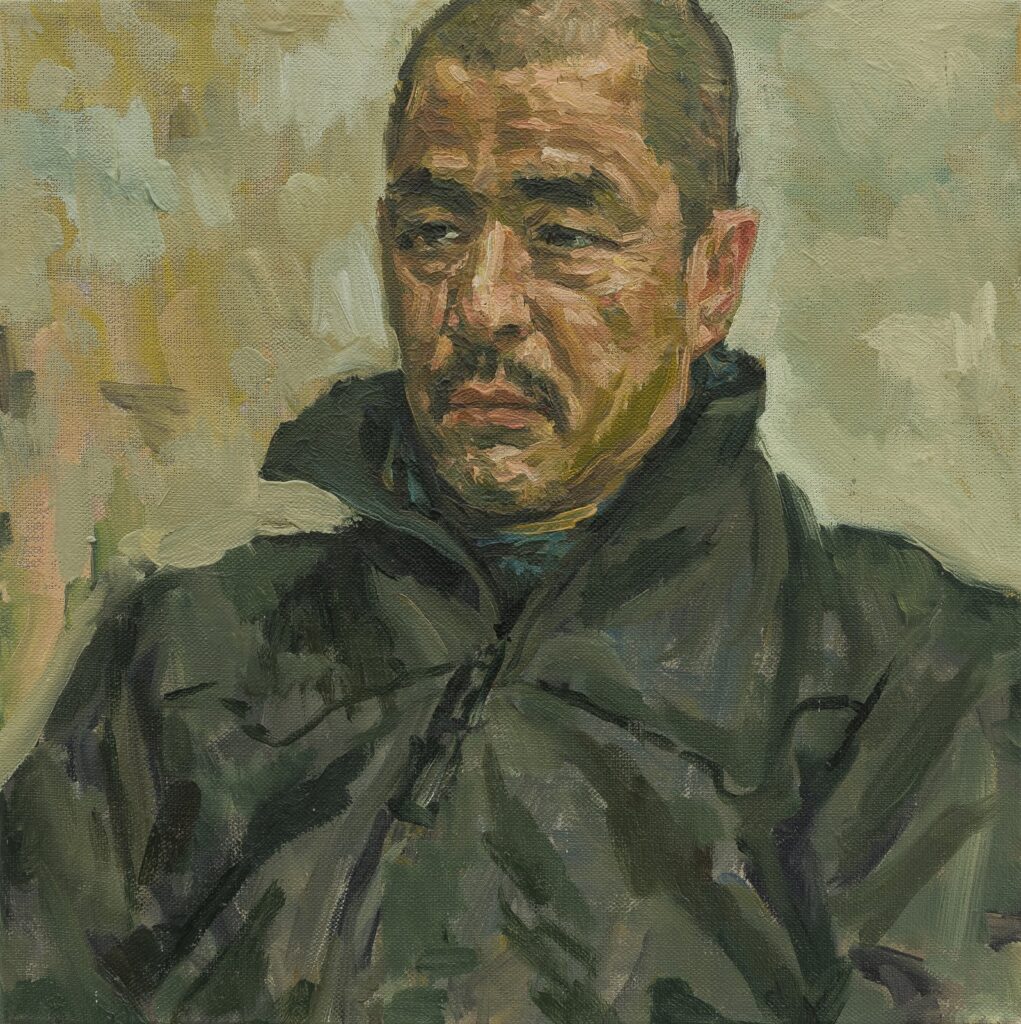 Portrait of Feng Lianghong, by Ni Jun, 2015, Oil on canvas