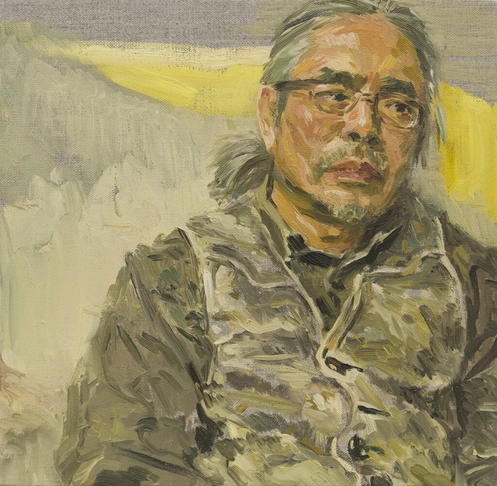Portrait of Ma Kelu, by Ni Jun, 2015, Oil on canvas