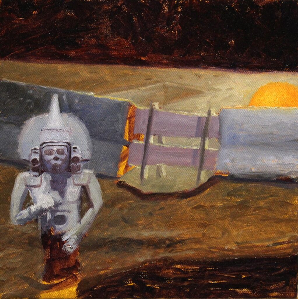 Untitled, by Arcmanoro Niles, 2015, Oil and acrylic on canvas