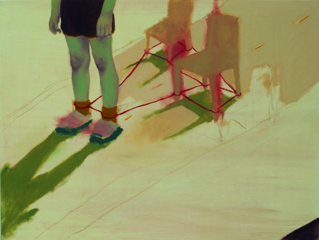 Trapped, by Laura Noguera-Florez, 2017, Oil on panel