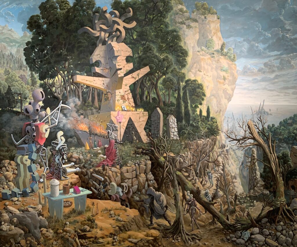 The Old Road, by Jackson O'Brasky, 2019, oil on canvas