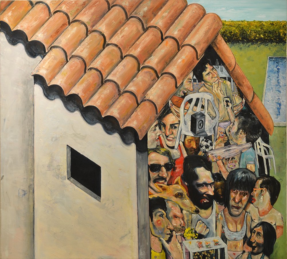 Paseíto a Santágueda, by Esteban Ocampo-Giraldo, 2015, Oil on canvas