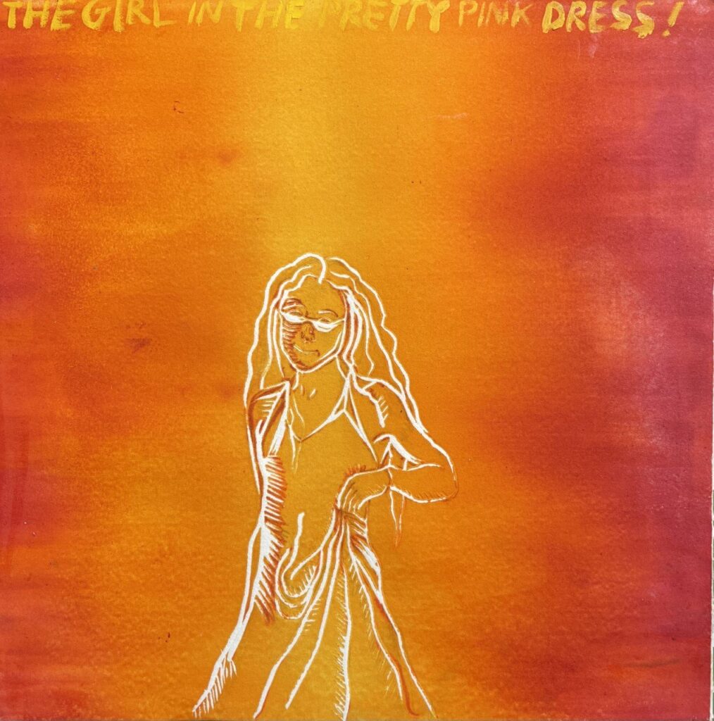 Zoe, by Maria Olsson Skalin, 2021, oil on cotton rag paper mounted to canvas