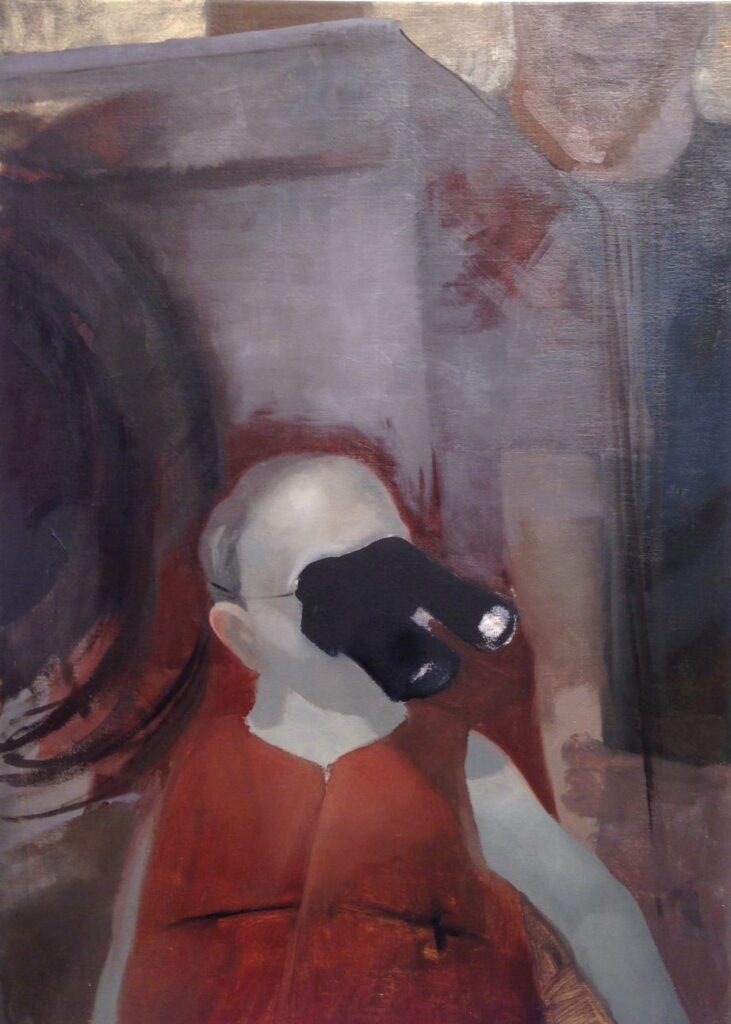 Careful, by Rebecca Orcutt, 2016, Oil on canvas