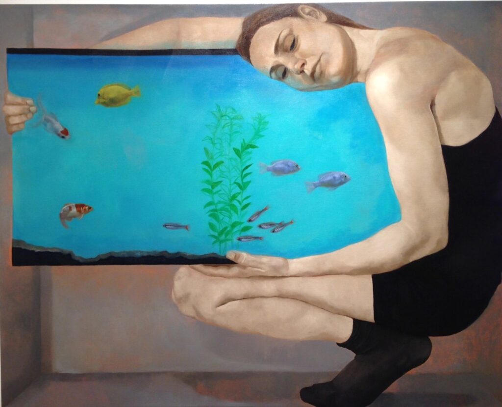 Loosing, by Rebecca Orcutt, 2016, Oil on canvas