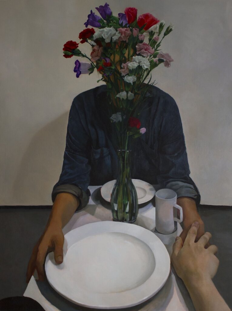 Sorry the Movie Wasn't That Good, by Rebecca Orcutt, 2017, Oil on panel