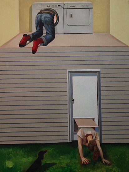 Still Looking, by Rebecca Orcutt, 2016, Oil on panel