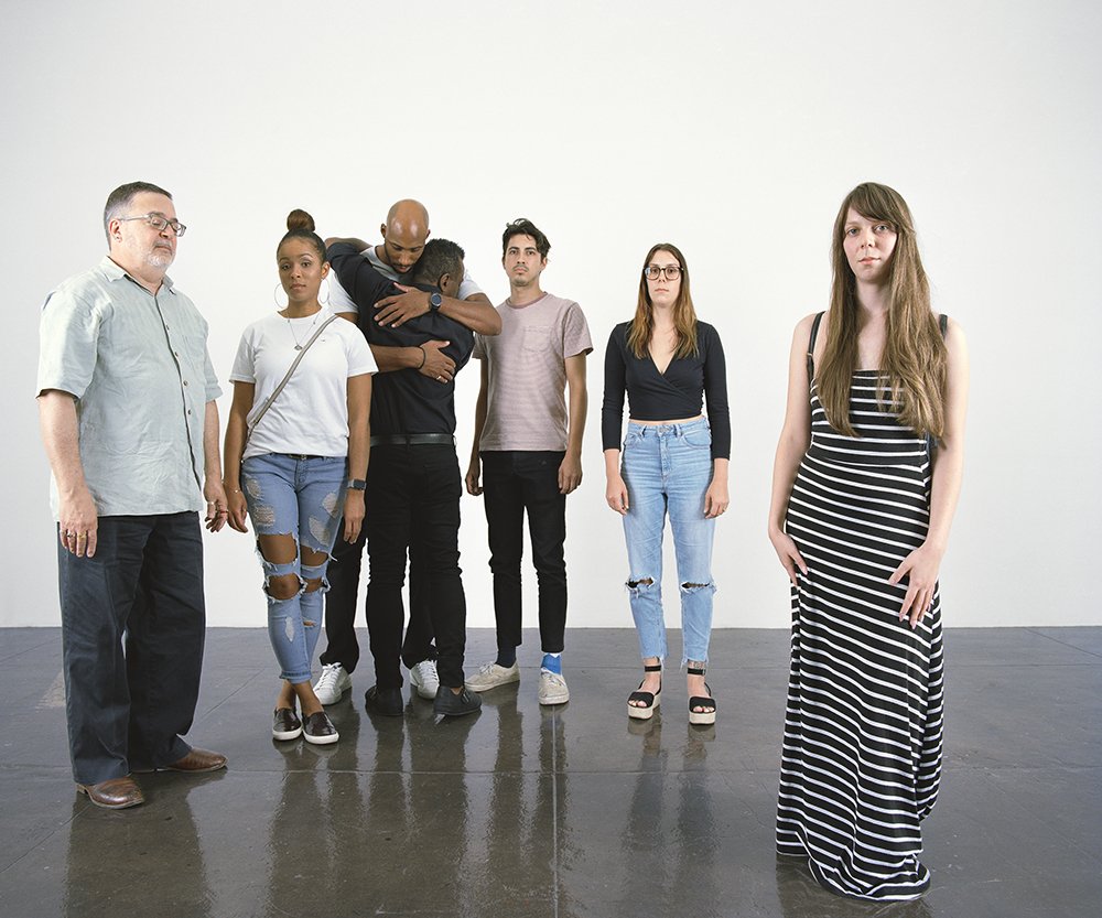 Photographs with an Audience : Loving Black Men in Public, by Clifford Owens, 2018