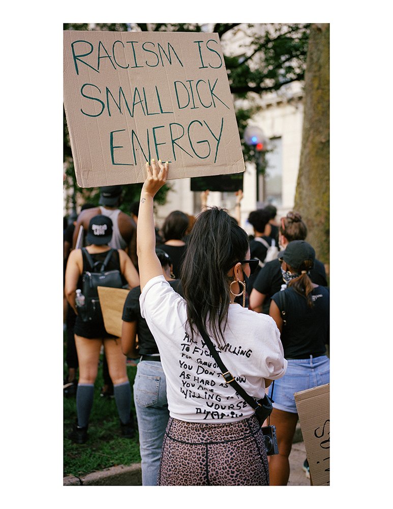 Protest Pictures, by Clifford Owens, 2020
