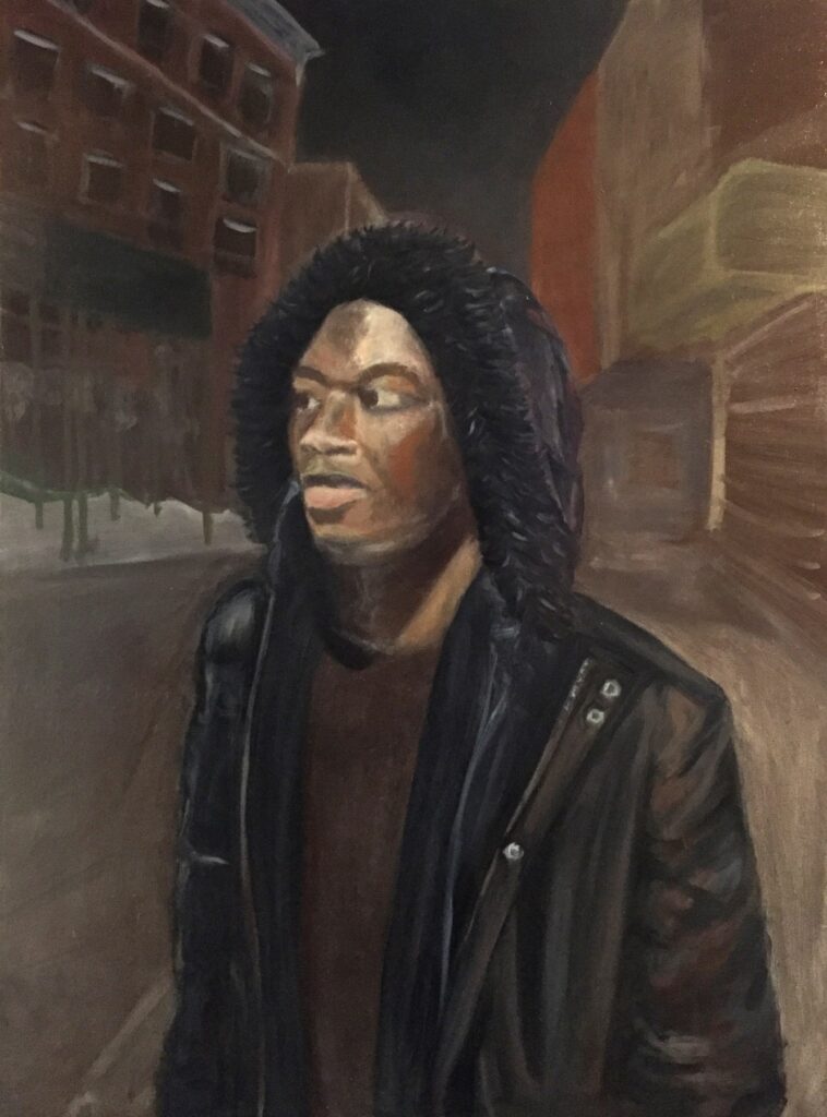 Invictus, by Zoe Papini, 2018, oil on canvas