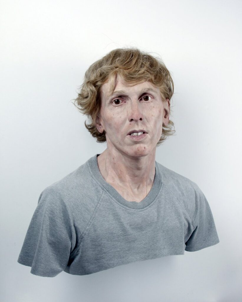 Young Self: Portrait of the Artist as He Was, Variation #2, by Evan Penny, 2011