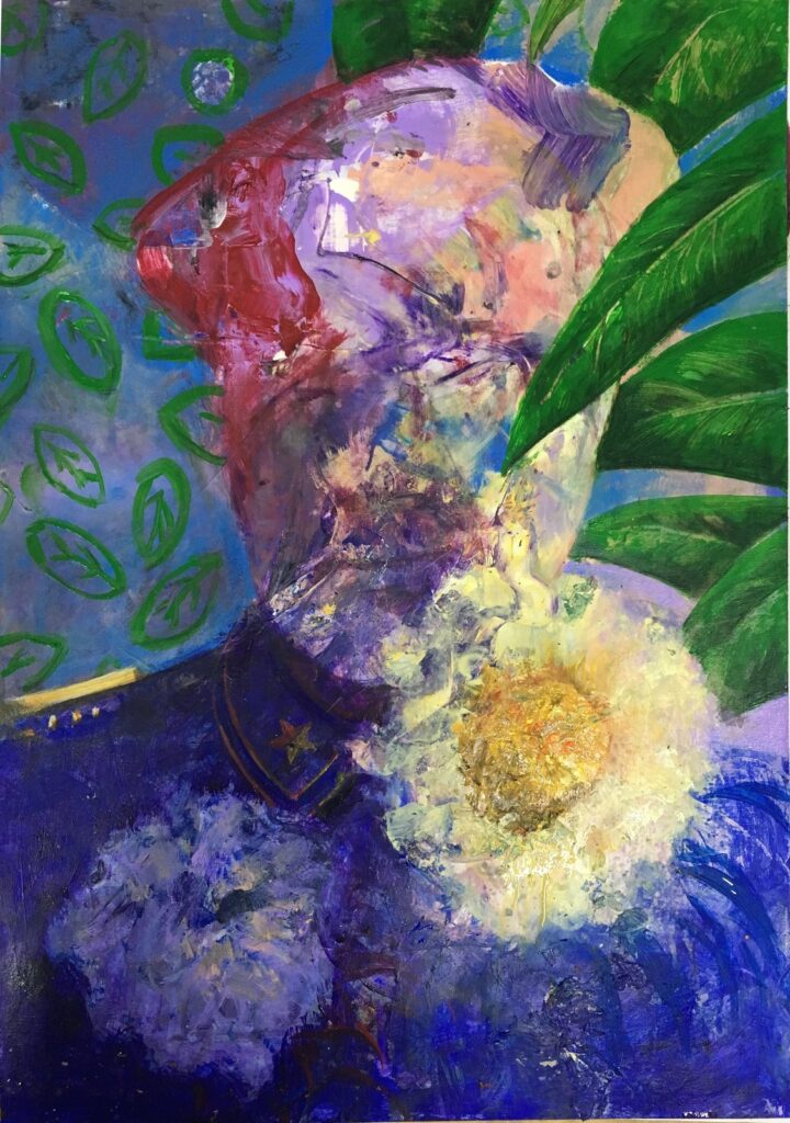 TAO-MAO I, by Pedro Perez-Guillon, 2016, Acrylic on paper