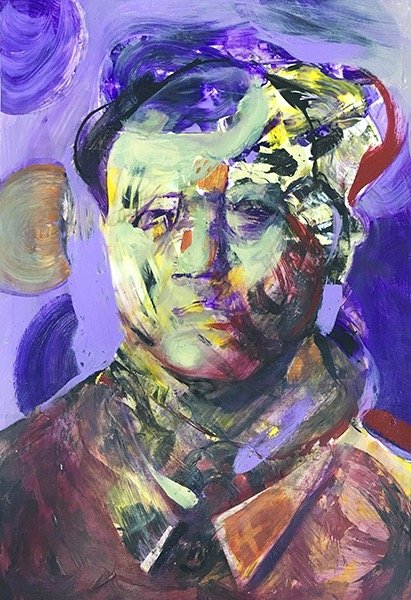 TAO-MAO II, by Pedro Perez-Guillon, 2016, Acrylic on paper