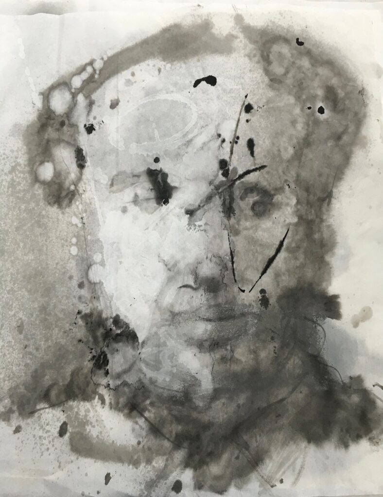 The Zodic of Mao III, by Pedro Perez-Guillon, 2016, ink and graphite on rice paper