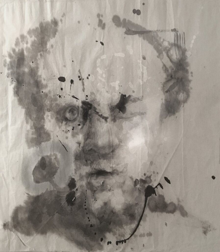 The Zodic of Mao IV, by Pedro Perez-Guillon, 2016, ink and graphite on rice paper