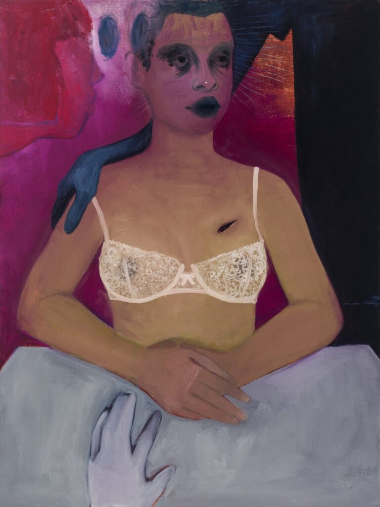Wound, by Naudline Pierre, 2016, Oil on canvas