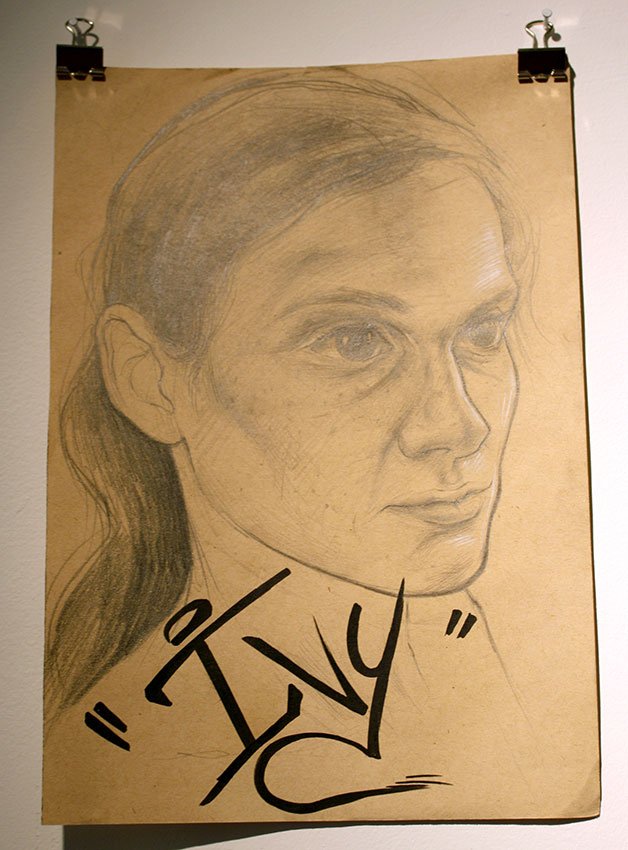 Artist Portraits – Ivy, by Robert Plater, 2012, Graphite on paper
