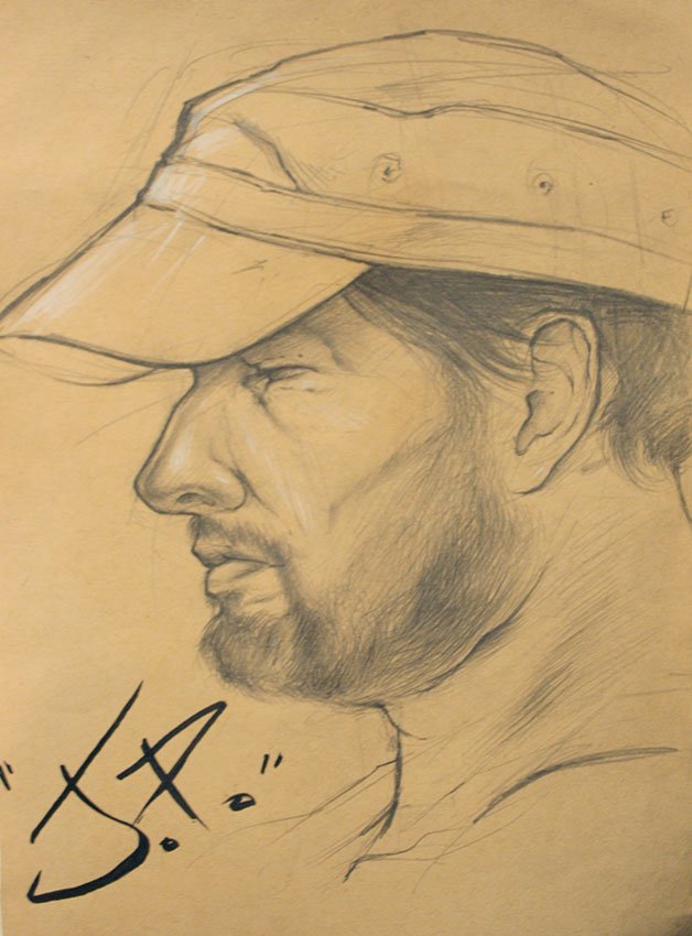 Artist Portraits – JP, by Robert Plater, 2012, Graphite on paper