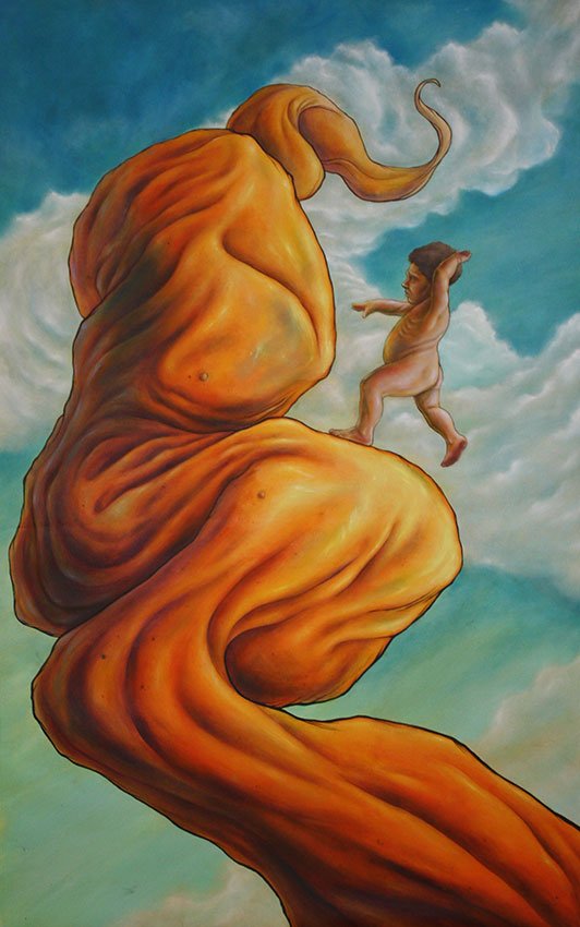 Pootie Tale, by Robert Plater, 2012, Oil on canvas