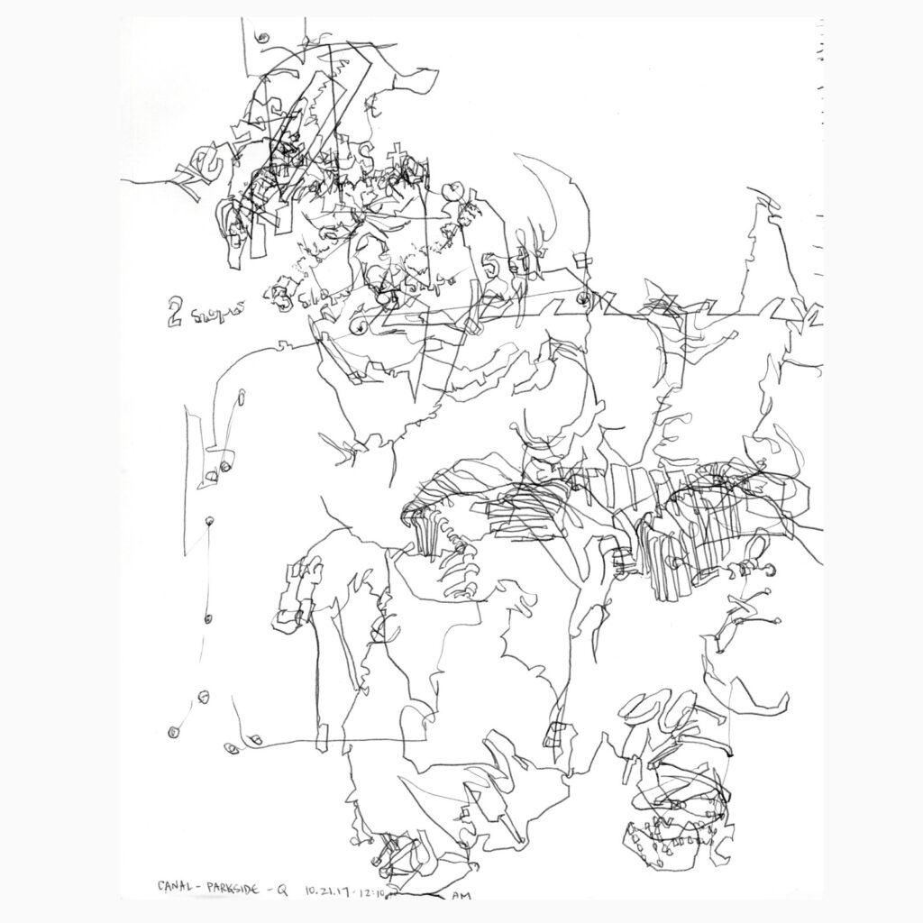 Canal – Parkside – 10.21.17 – 12:10 AM, by Erin Pollock, 2017