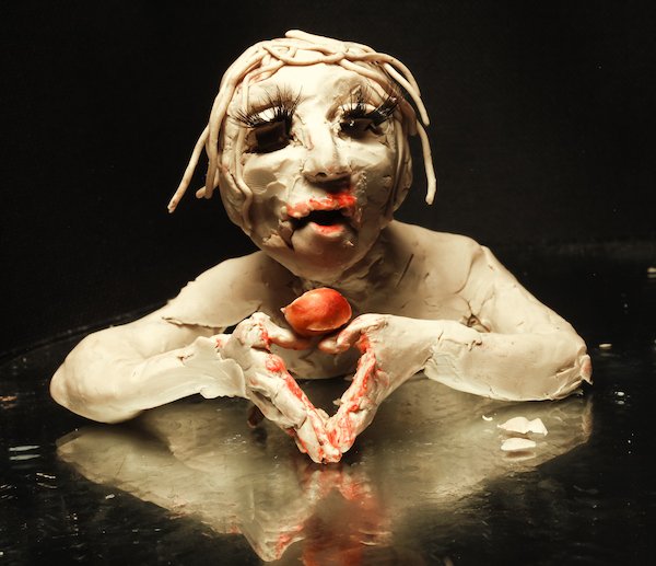 Cherry Pit Heart, by Erin Pollock, 2019, photograph