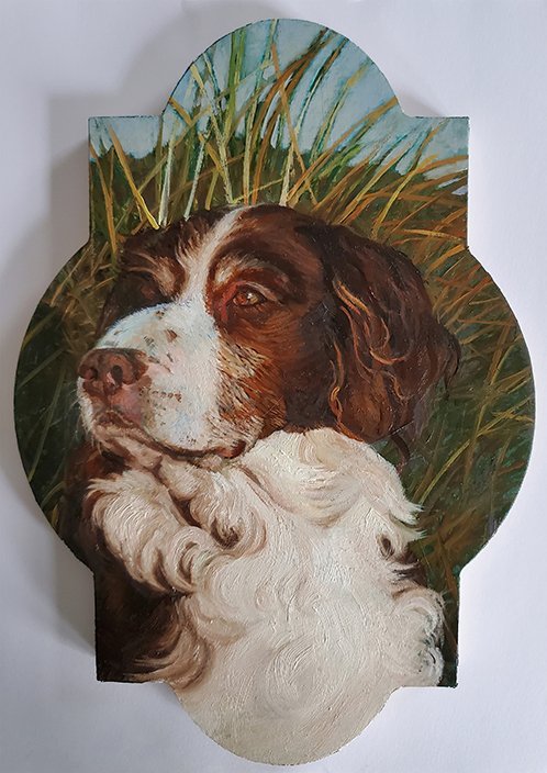 Leon, by Kim Power, 2023, oil on panel