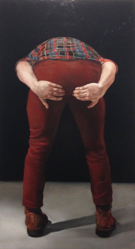 Talking Back, by Amanda Pulham, 2014, Oil on panel